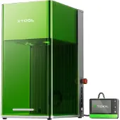 Xtool F1 Ultra 20 W Vezel- en Diodelaser Graveermachine, 10000 mm/s Ultrasnelle Graveer- en Snijmachine voor Juwelen, Metaal en Hout, met Slimme Camera, Automatische Workflow, 3D Graveermachine