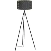 Eglo Vloerlamp Marasales, zwart, Woon-/ Eetkamer, Textiel / Stof / Zijde, Modern, vloerlamp