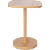 House of Nature Bijzettafel Avondale Geel 30 X 30 X 40 Cm