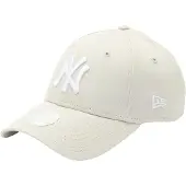 New Era Pet '9FORTY' lichtbeige / wit