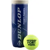 Dunlop FORT PADEL 3PET Padelballen Geel
