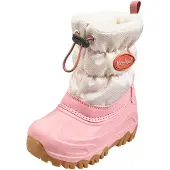 Playshoes Snowboots crème / rosa / roestrood