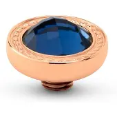 Melano Vivid Round Swirl Steentje Lake Blue | Rosé