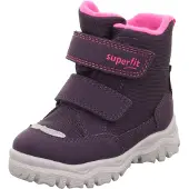 Superfit Snowboots 'Husky1' grijs / braam / pink