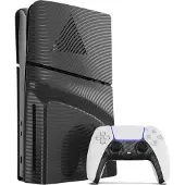 Maxx Tech PS5 Slim Faceplates + Controller Faceplates - Black Wave