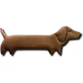 Leschi Warming Pillow Winston the Dog - Caramel/bruin