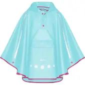 Playshoes regenponcho opvouwbaar turquoise junior