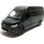 KINSMART Speelgoedauto Mercedes-benz Sprinter 1:42 Die-cast Zwart