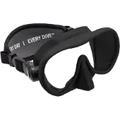 Oceanic Shadow Mini Neoprene Strap Diving Mask Zwart