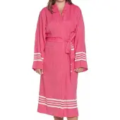 Lalay Hamam badjas Krem Sultan fuchsia van Lalay