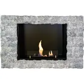 Xaralyn Bio-ethanol wandhaard - Goya S - natuursteen - 2KW verwarming - sfeerhaard - muurhaard - echte vlammen