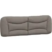 vidaXL Hoofdbordkussen "Hvar" 160 cm stof taupe