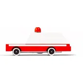 Candylab Toys Candycars - Houten Speelgoedautos - Ambulance speelgoed auto