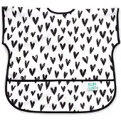 BUMKINS - Junior Bib | Slab met Korte Mouwen - Hearts (1-3 jaar)