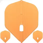 L-Style Champagne Flight Kami L3 Shape Orange - Dart Flights