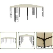 The Living Store De Living Store Paviljoen, afmetingen 3x6 meter, kleur crème