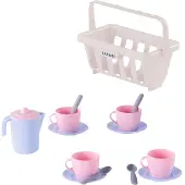 Cavallino Toys Servies in Mand Roze, 15dlg.