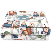 Zavelo Dekbedset met Print Treintje 135x100 cm + Kussen 40x60 cm