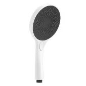 Schutte Handdouche Capri 15 cm Mat Wit/Antraciet