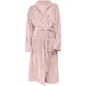 Eleganzzz Teddy Rib Fleece Badjas - light pink - S