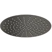 Guido Gusto Rondo inbouw douchekop 30x30cm gun metal