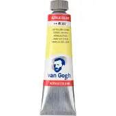 Talens Acrylverf Geel - Acrylpaint - 267 Azogeel Citroen - Acrylic Verf Paint - Acrylaatverf - Gele Hobbyverf - Watergedragen Verf - Sneldrogende Pigmentrijke Verf - 40ml