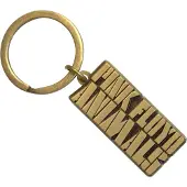 Pink floyd - Animals Gold Text Logo Sleutelhanger - Goudkleurig