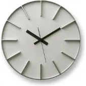 Lemnos -Edge-Wandklok-Large-Alu-Massief-Aluminium