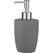 Wenko zeepdispenser Punto 380 ml keramiek grijs