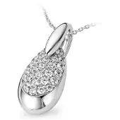 Orphelia Dames 925 Sterling Zilveren Ketting met Hanger - Zilver ZH-4771
