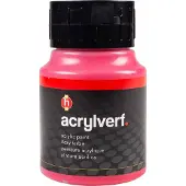 Creativ Company Acrylverf - Rood Magenta Red (#13) - Semi Dekkend - Creall Studio - 500ml - 1 fles