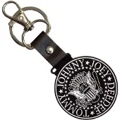 Ramones - Presidential Seal Emblem Sleutelhanger - Zwart/Wit