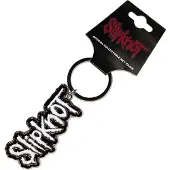 Slipknot - Logo Sleutelhanger - Wit/Zwart