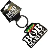 Bob Marley - Logo Sleutelhanger - Zwart