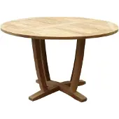AVH-Collectie Legand dining tuintafel 120 cm rond teak