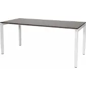 Schaffenburg Verstelbaar bureau - Slinger 200x80 logan - wit frame