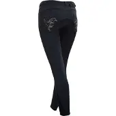 Montar Rijbroek Borduursel Full Kids Blauw/Grijs - 164