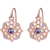 Lulu & Jane Oorbellen rose-goud