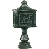 Ks Verlichting Brievenbus Postbox B2D op poot - groen