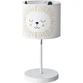 Vertbaudet Leeslamp LEEUW effen lichtbeige met print