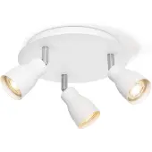 Home Sweet Home Opbouwspot Alba - Wit - 24,7cm - 3xgu10