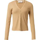 Comma casual identity Gebreid vest sand
