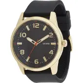 GUESS Analoog horloge goud / rood / zwart