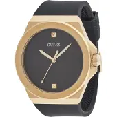 GUESS Analoog horloge goud / zwart