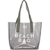 Bagmori Strandtas grijs / wit