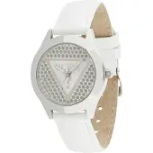 GUESS Analoog horloge zilver / transparant / wit