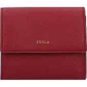 Furla Leren portemonnee Vitello Night Goccia Compact Wallet CILIEGIA d donkerrood