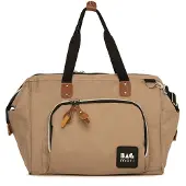Bagmori Luiertas beige / bruin / zwart / wit