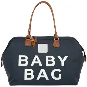 Bagmori Luiertas donkerblauw / bruin / wit