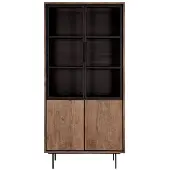 DTP Home Metropole vitrinekast teakhout 100x40x210cm